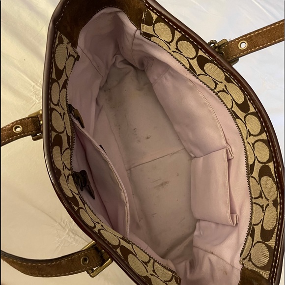 Brown coach bag - Picture 2 of 2